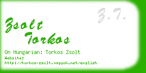 zsolt torkos business card